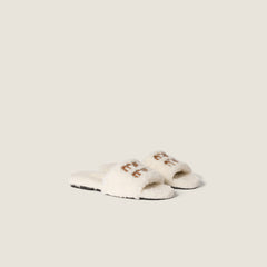 Shearling Slides