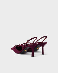 Suede Slingback Pumps