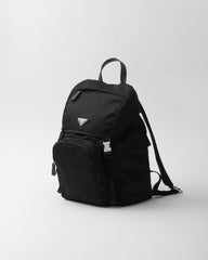 Re-Nylon And Saffiano Leather Backpack