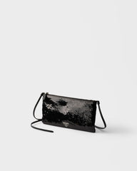 Small Satin And Sequin Shoulder Bag