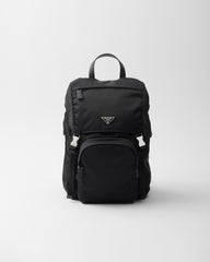 Re-Nylon And Saffiano Leather Backpack