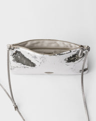 Small Satin And Sequin Shoulder Bag