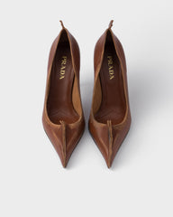 Antiqued Leather Pumps