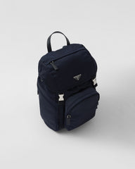 Re-Nylon And Saffiano Leather Backpack