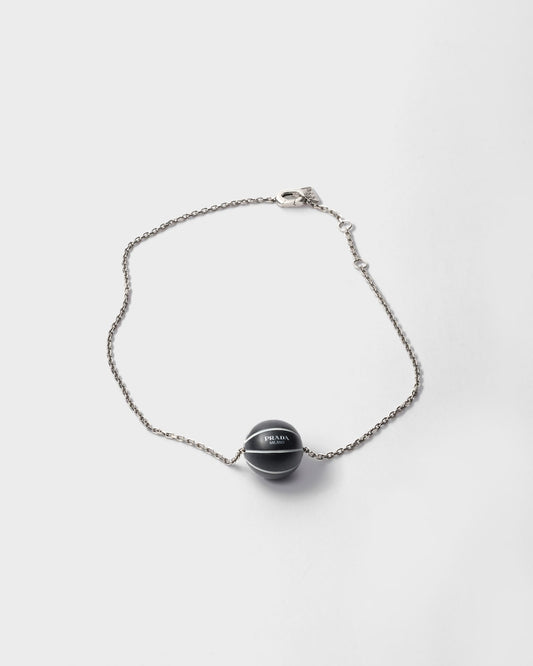 Metal Basketball Necklace