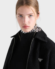 Reversible Fleece And Re-nylon Blouson Jacket