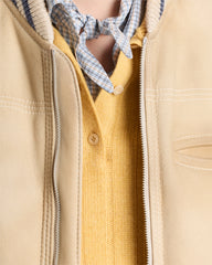 Re-cashmere Short-sleeve Polo Sweater
