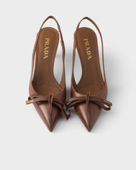 Leather Slingback Pumps