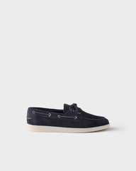 Suede Boat Shoes With Laces