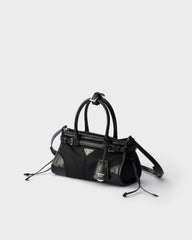 Prada Bonnie small Re-Nylon and leather handbag