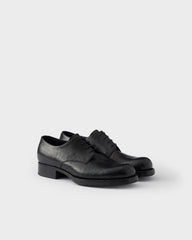 Antiqued Leather Lace-up Shoes