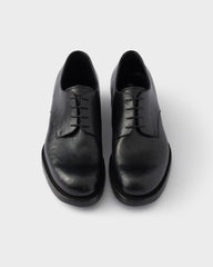 Antiqued Leather Lace-up Shoes