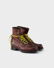 Leather Laced Booties