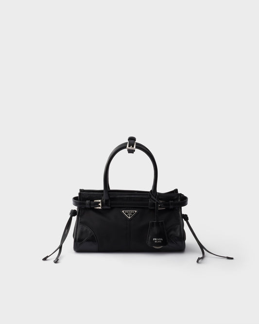 Prada Bonnie small Re-Nylon and leather handbag