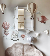 Gold and Beige Decorative Hot Air Balloon (3 Sizes)