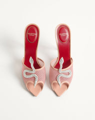 Coeur Vipère Mesh Slide Sandal 105mm