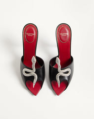 Coeur Vipère Kidskin Slide Sandal 105mm