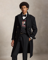 Melton Wool-Blend Topcoat
