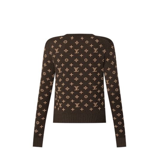 3D Monogram Knit Jumper