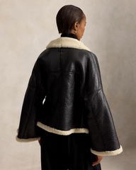 Shearling Wrap Jacket