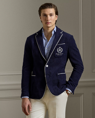 Hand-Tailored Embroidered Terry Blazer