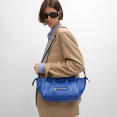 Small New Luggage In Supple Shiny Lambskin