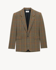 Jacket In Prince Of Wales Wool