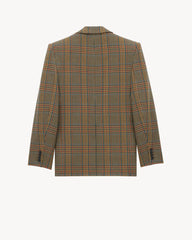 Jacket In Prince Of Wales Wool
