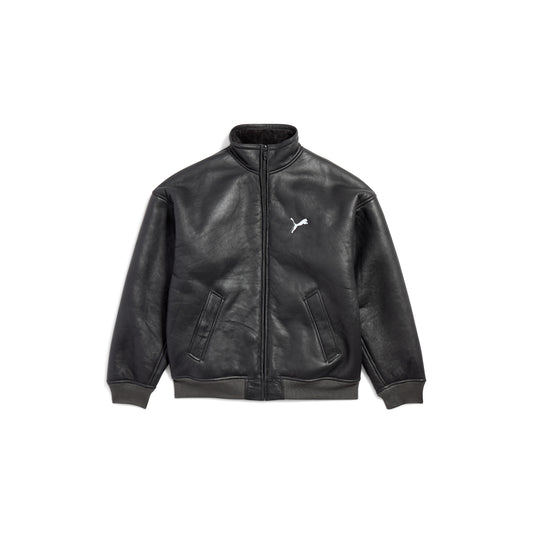 Balenciaga I Puma Leather Jacket in Anthracite