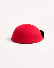 Vlogo Signature Hat In Lapin Fabric With Satin Bow