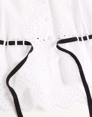 Embroidered Cotton Popeline Shirt