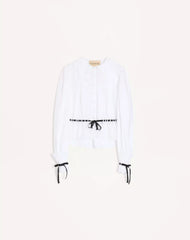 Embroidered Cotton Popeline Shirt