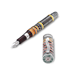 Dante Alighieri: Inferno Fountain Pen, Silver