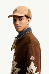 Geometric Jacquard Wool Blend Jumper