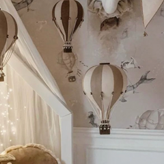 Gold and Beige Decorative Hot Air Balloon (3 Sizes)