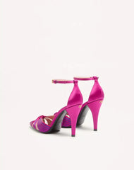 Annine Pump in Satin 100mm