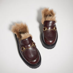Women's Mule With Horsebit And Lug Sole