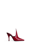 Mules In Crocodile Embossed Calfskin
