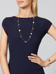 Lucky Spring Butterfly Long Necklace, 15 Motifs