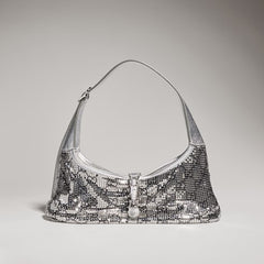 Jackie Slim Metallic Evening Bag