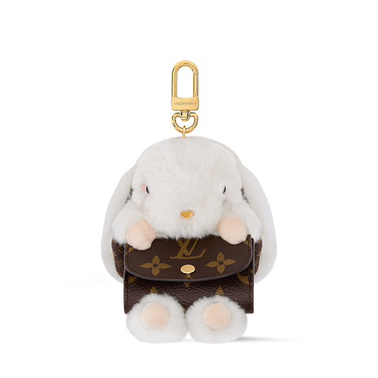 LV Cute Bunny Bag Charm