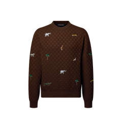 LV x The Darjeeling Limited Embroidered Long-Sleeved Crewneck