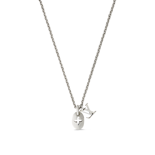 Monogram Flower Pendant