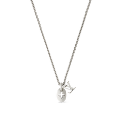 Monogram Flower Pendant