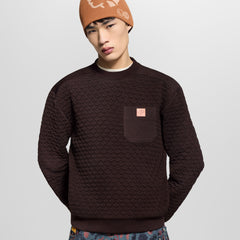 Monogram Quilted Sweatshirt