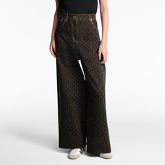 Monogram Straight Cut Jeans