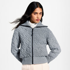Monogram Towelling Zip-Up Jacket