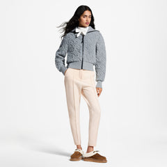 Monogram Towelling Zip-Up Jacket