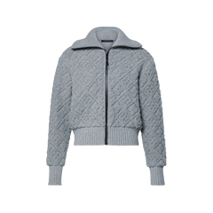 Monogram Towelling Zip-Up Jacket
