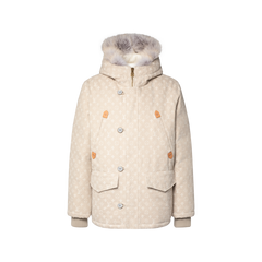 Monogram Water-Repellent Denim Down Parka